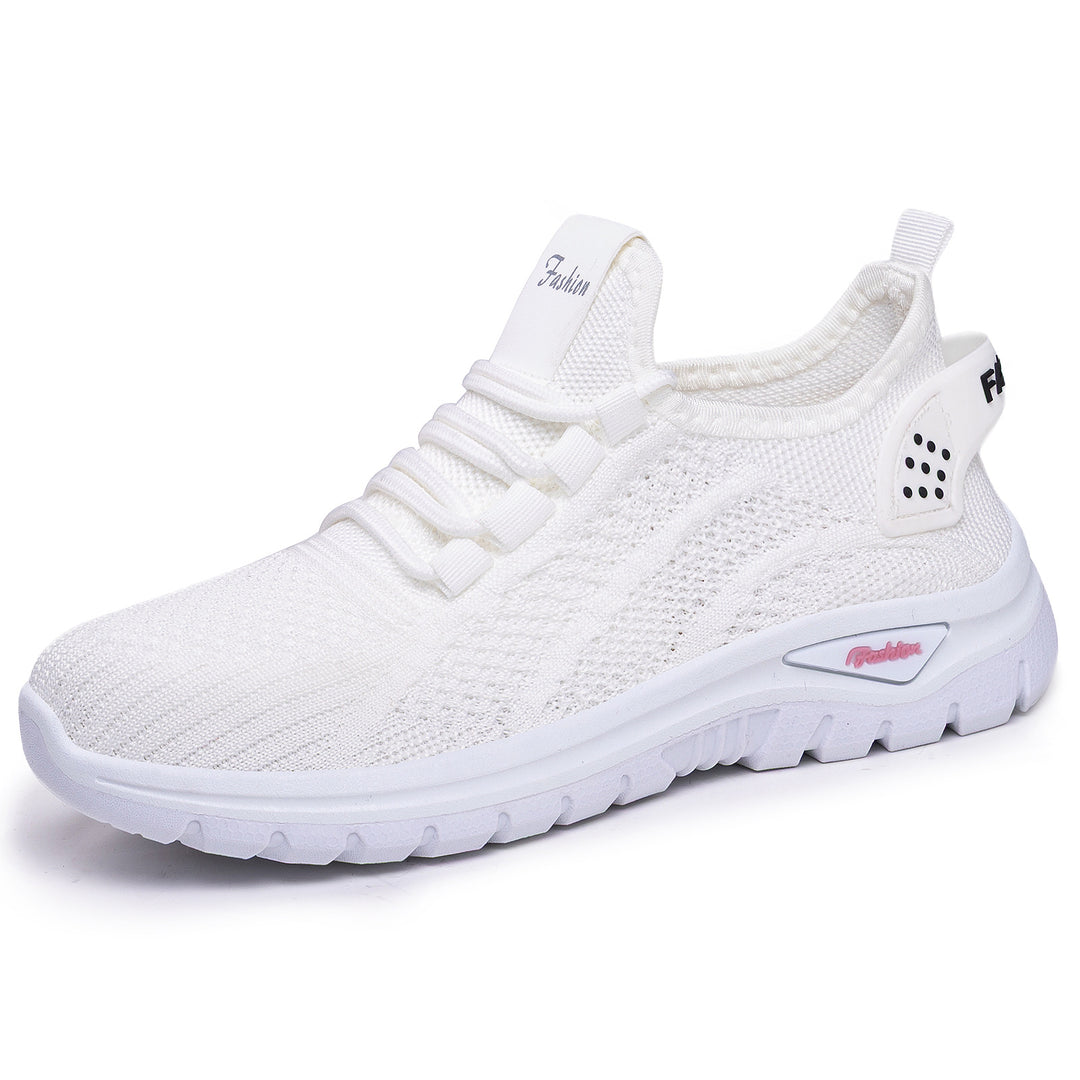 Damen nan sockenähnlicher Strick-Fit Sneaker mit elastischer Schnürung, gelochter Fersenverstärkung und dämpfender Plateau-Sohle Echo Archiv