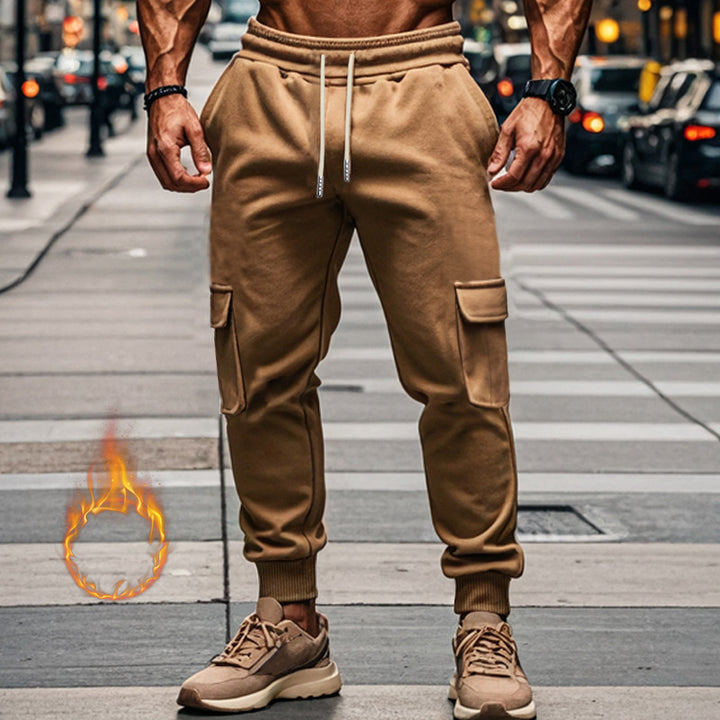 Herren Sportliche Cargo-Jogginghose mit elastischem Bund und praktischen Taschen Echoarchiv