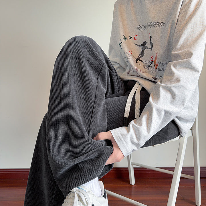 Damen Bequeme und weitgeschnittene Lounge-Hose – Avélisse