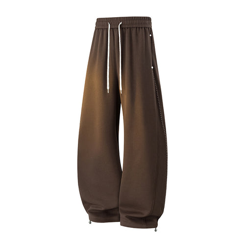 Herren Oversize-Baggy-Jogginghose mit Tunnelzug, seitlicher Druckknopfleiste & verstellbaren Beinabschlüssen Echoarchiv