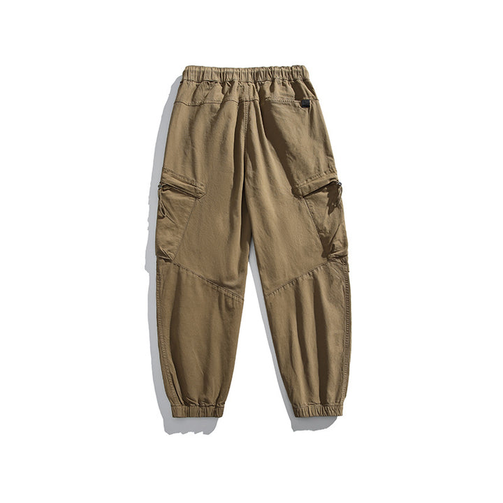 Herren Loose‑Fit Utility‑Cargohose mit Tunnelzugbund, Kniepaneelen und großen Klappentaschen Echo Archiv