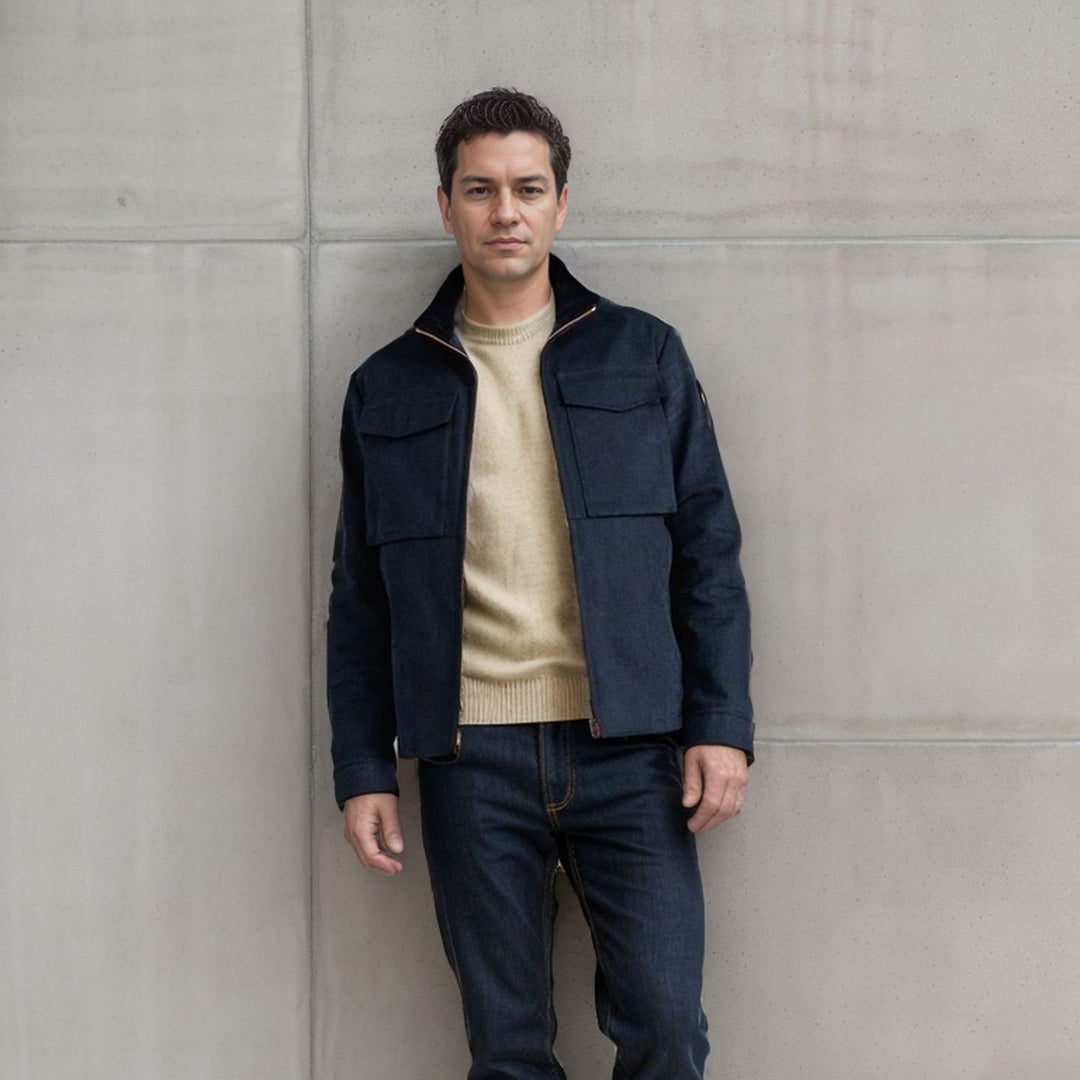 Herren Utility-Jacke mit praktischen Taschen und modernem Design Echoarchiv