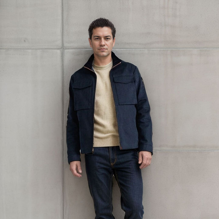 Herren Utility-Jacke mit praktischen Taschen und modernem Design Echoarchiv