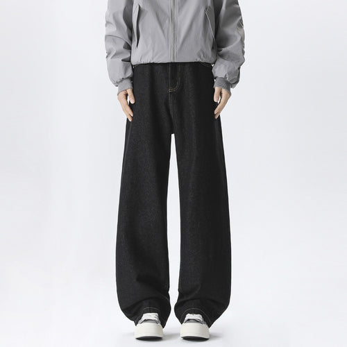 Herren Baggy-Jeans im Ultraweiten Denim-Schnitt mit hoher Leibhöhe & Deep‑Cuff-Optik Echoarchiv