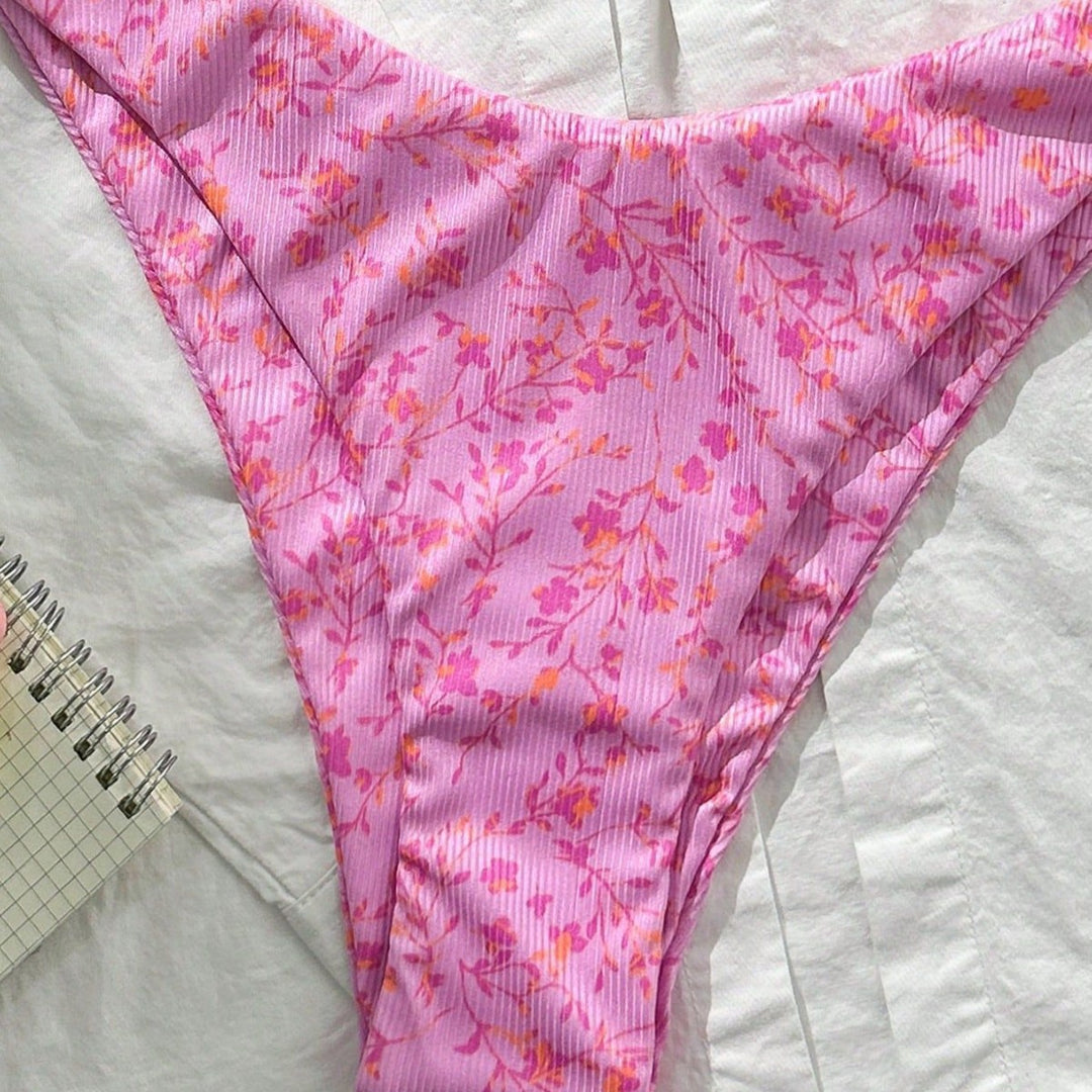 Damen Bügel-Bikini mit blühendem Design Echo Archiv