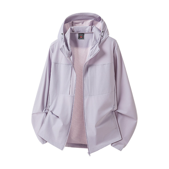 Damen Wetterfeste Outdoorjacke mit Kapuze Echo Archiv