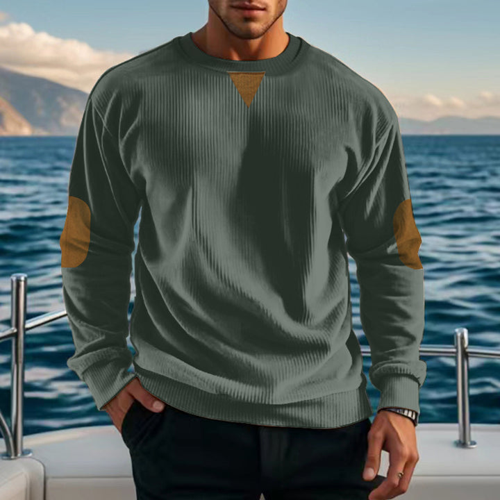 Herren klassischer Rippstrick Pullover Echoarchiv