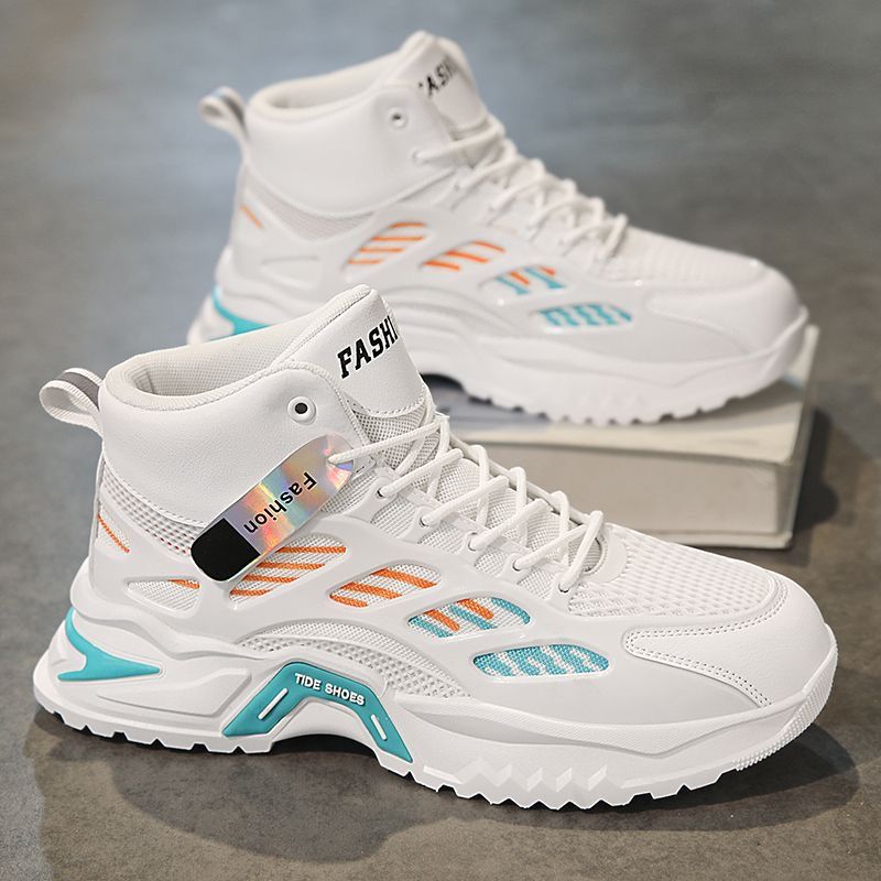 Damen Sportliche High-Top Sneakers mit atmungsaktiven Netzoberflächen und gepolsterter Sohle Echo Archiv