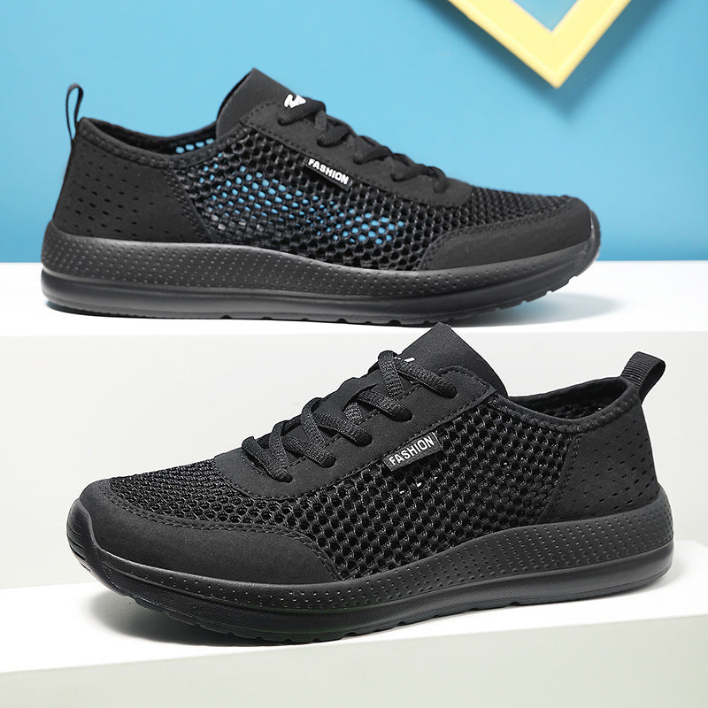 Unisex nan leichter Komfort-Walking-Schuh mit luftigem Wabenmesh, ergonomischer Dämpfungssohle und Zuglasche Echo Archiv