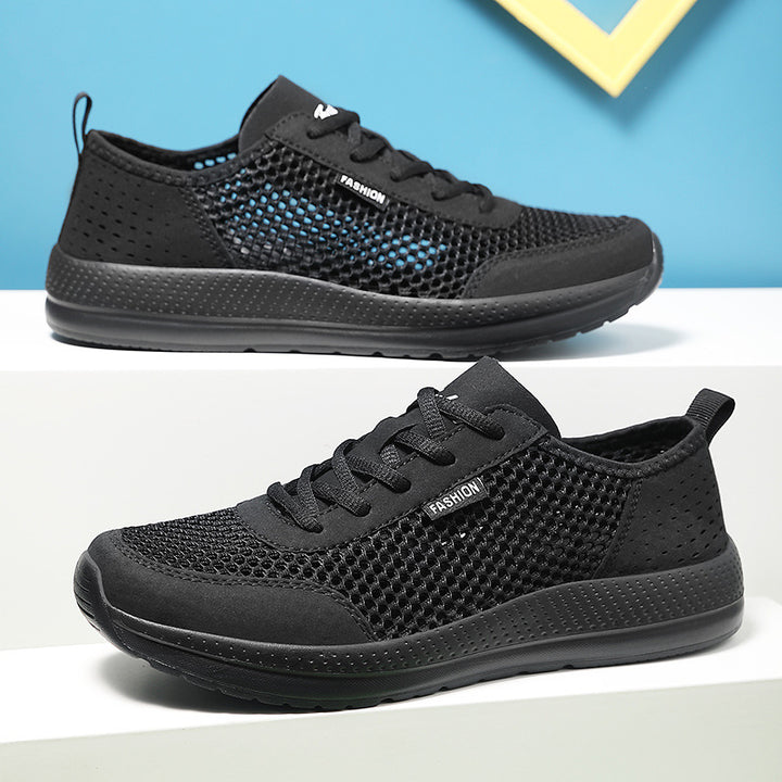 Unisex nan leichter Komfort-Walking-Schuh mit luftigem Wabenmesh, ergonomischer Dämpfungssohle und Zuglasche Echo Archiv