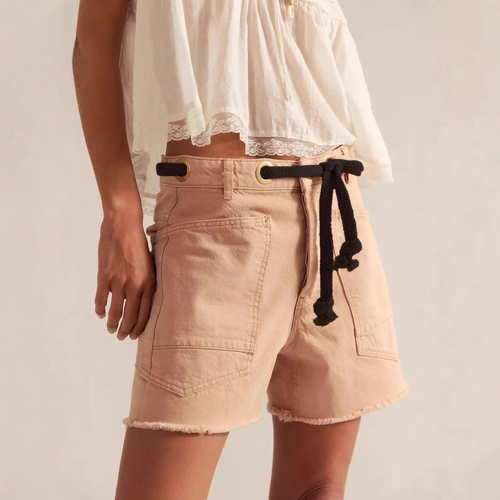 Damen modische Shorts mit elastischem Bund und praktischen Taschen Echo Archiv