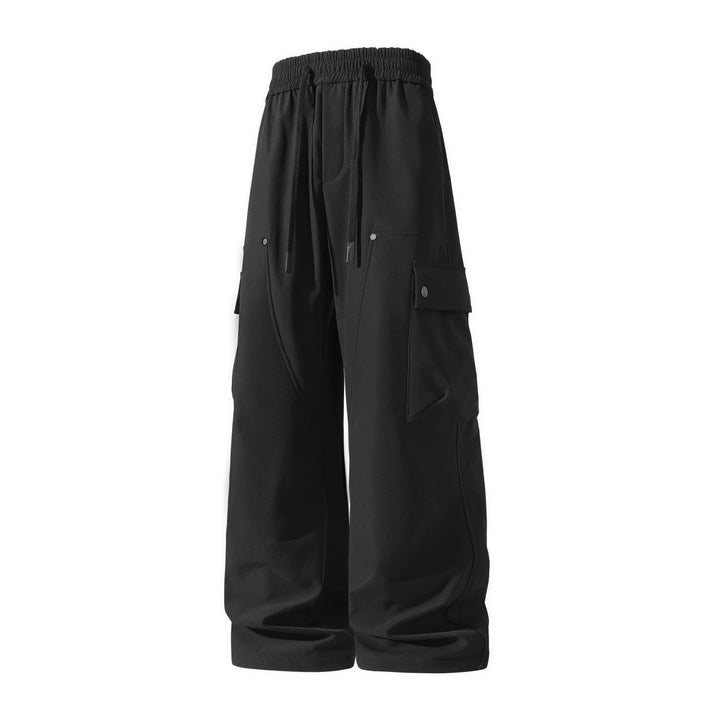 Damen Weite Cargo-Shorts mit elastischem Tunnelzugbund und Multifachtaschen Echo Archiv
