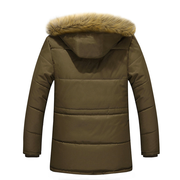 Herren Thermo-Fieldparka mit gesteppter Außenlage, Teddyplüsch-Innenfutter und abnehmbarer Kunstfellkapuze Echo Archiv