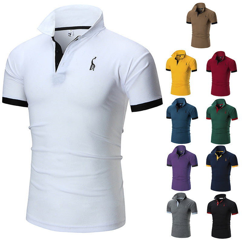 Herren Poloshirt mit modernem Kragen und figurbetonter Passform Echoarchiv