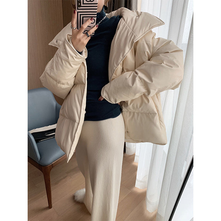 Damen Trendige Oversized Daunenjacke Echoarchiv
