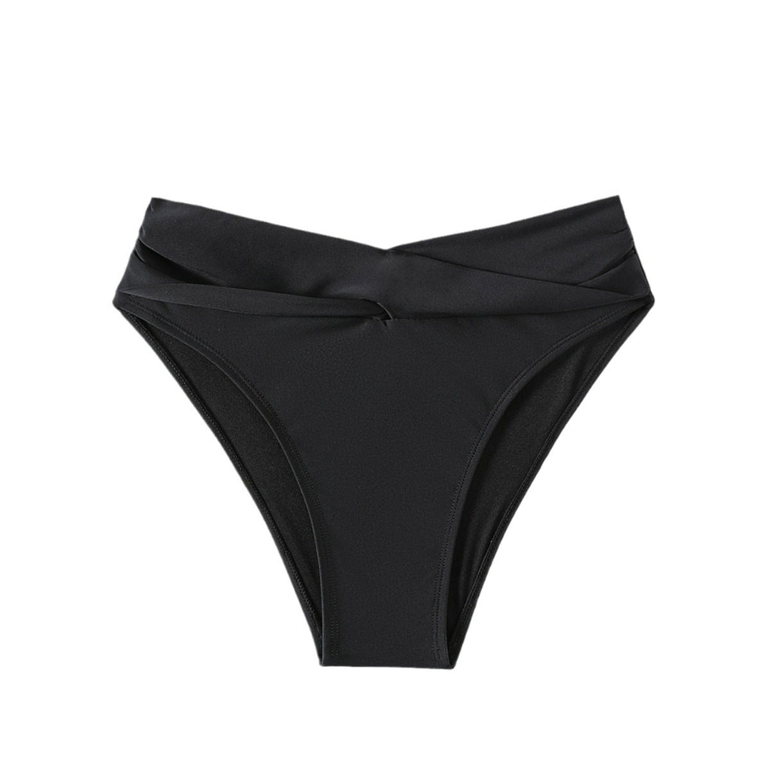 Damen Hochtaillierte Badehose mit eleganter Raffung Echo Archiv