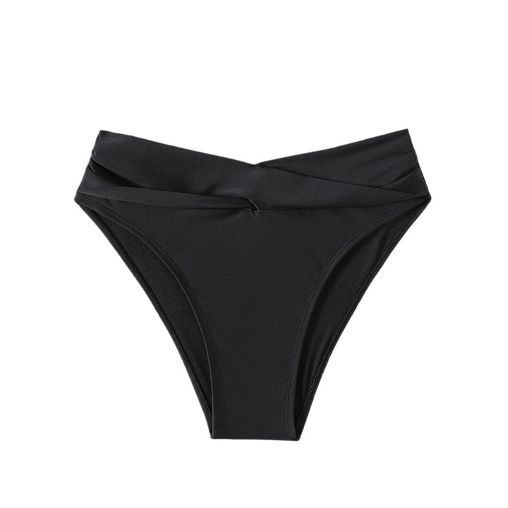 Damen Hochtaillierte Badehose mit eleganter Raffung Echo Archiv