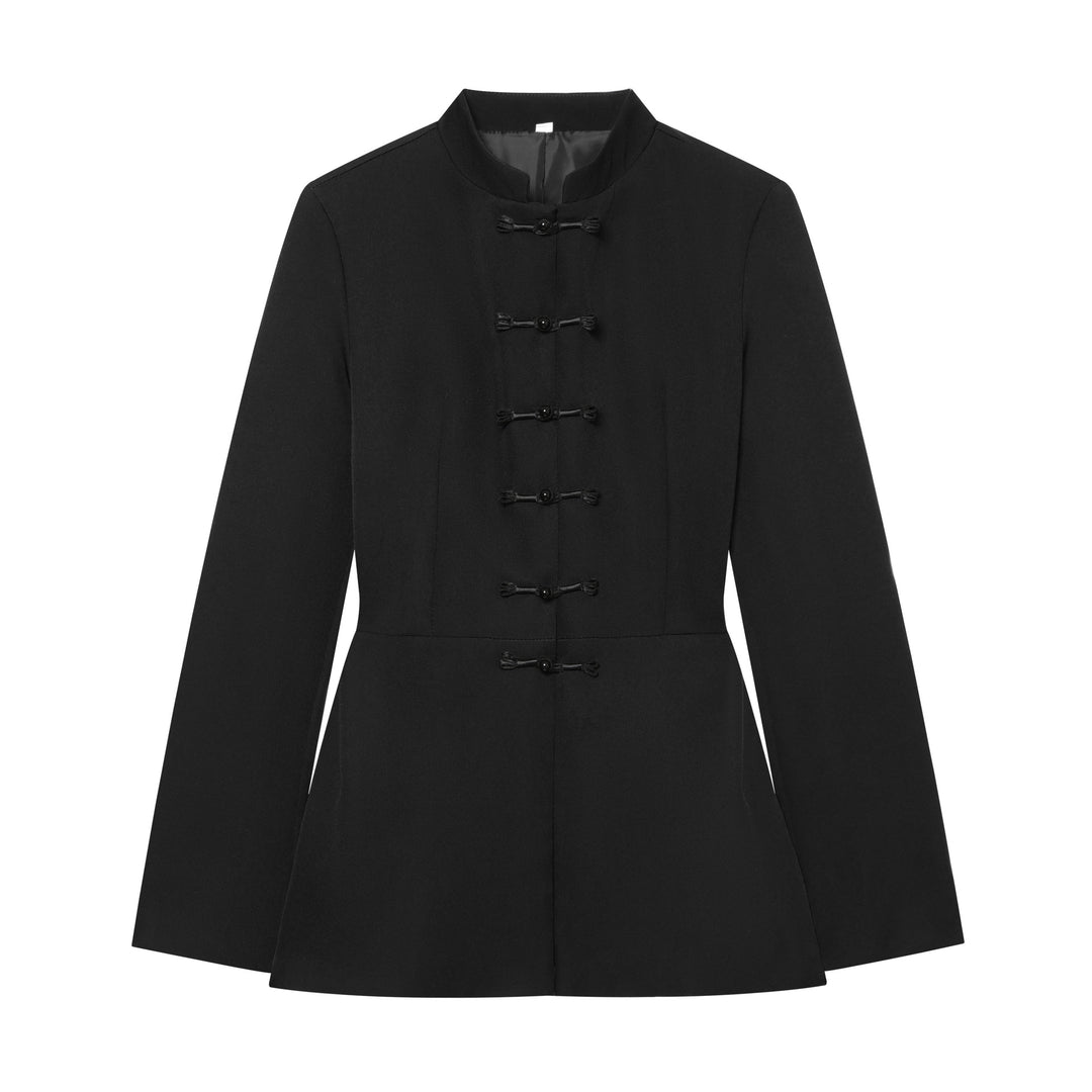 Damen Jacke mit Stehkragen und chinesischen Knebelverschlüssen Echo Archiv