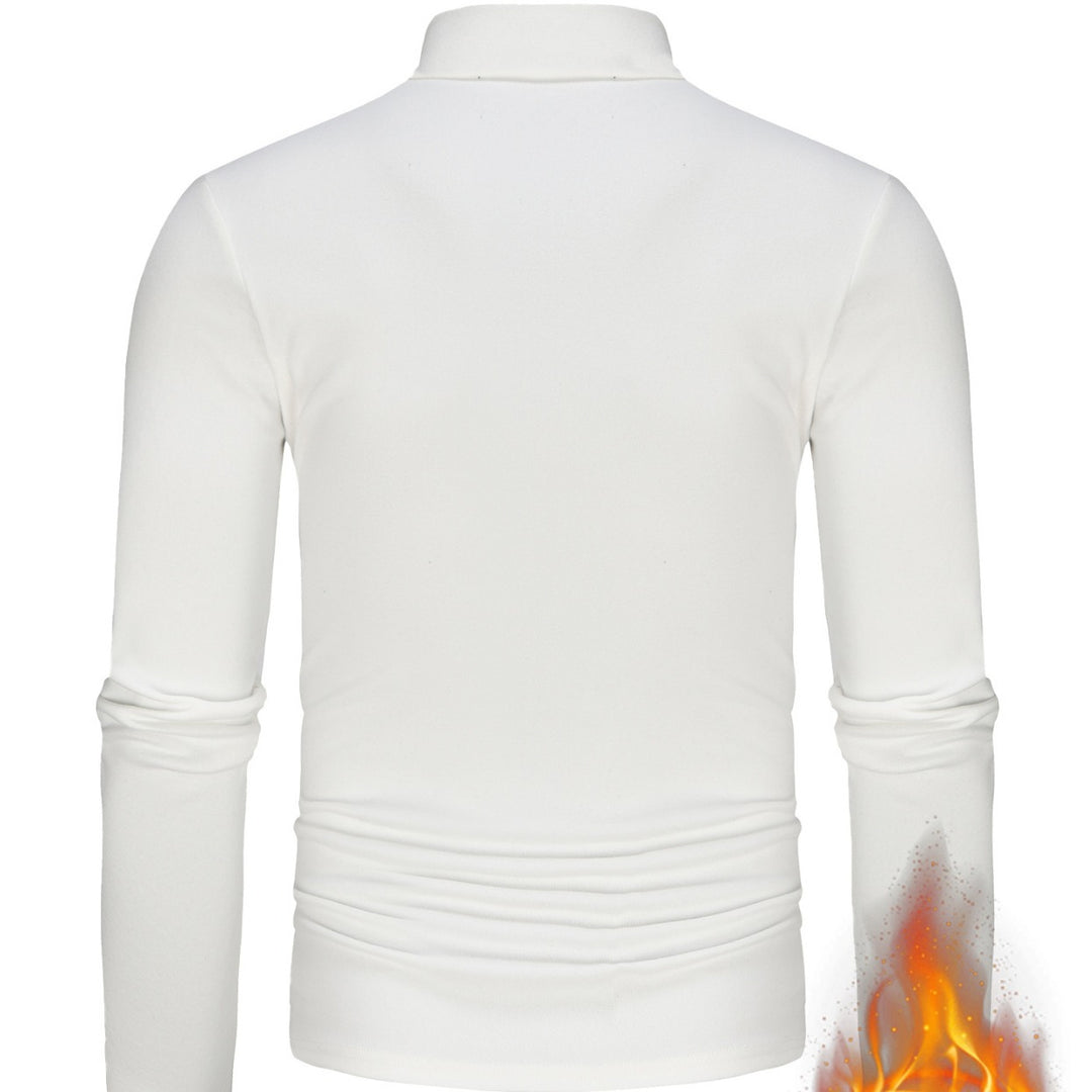 Herren Langärmliges Turtleneck Shirt mit atmungsaktivem Material Echoarchiv