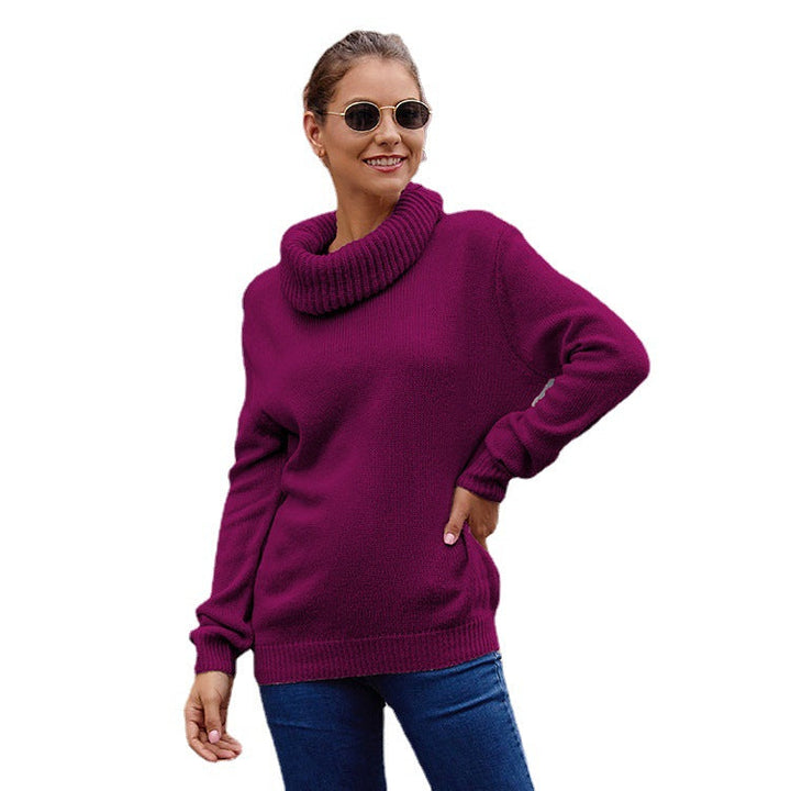 Damen Kuscheliger Rollkragenpullover aus weichem Strick Echoarchiv