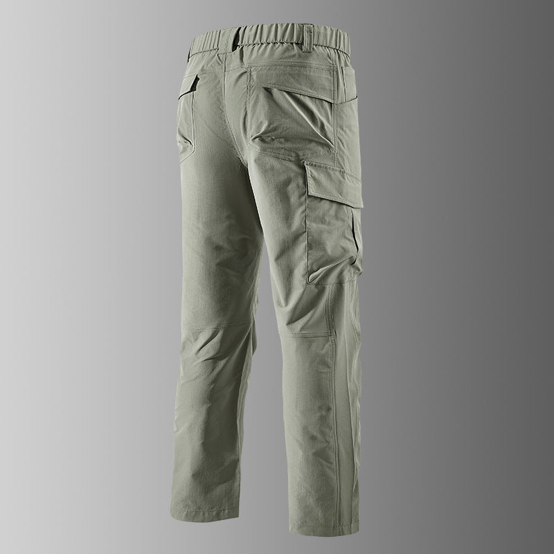 Herren Outdoor-Cargohose mit elastischem Bund, vorgeformten Knien und Multifunktions-Taschen Echo Archiv