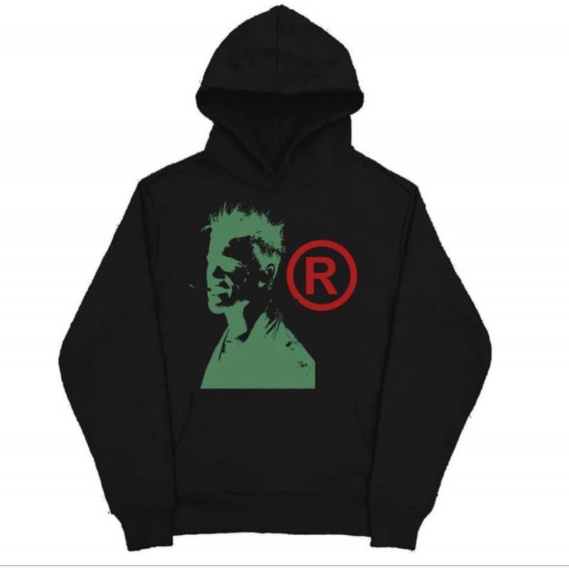 Unisex nan Kapuzensweatshirt mit Used-Frontdruck und Kängurutasche Echo Archiv