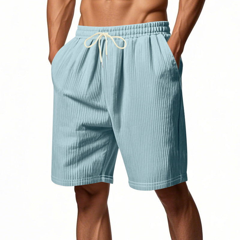 Herren lässige Shorts mit elastischem Bund und praktischen Seitentaschen Echoarchiv