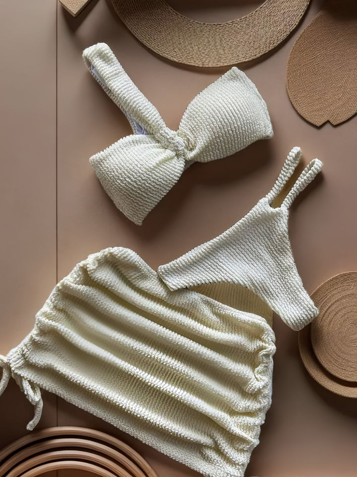 Damen Bandeau-Bikini-Set mit Raffungen Echo Archiv