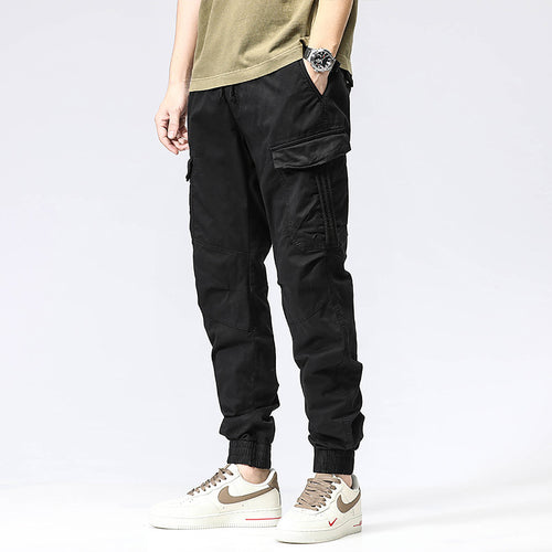 Herren Cargo-Joggerhose mit ergonomischen Kniepasse, elastischem Tunnelzugbund und großvolumigen Klappentaschen Echo Archiv
