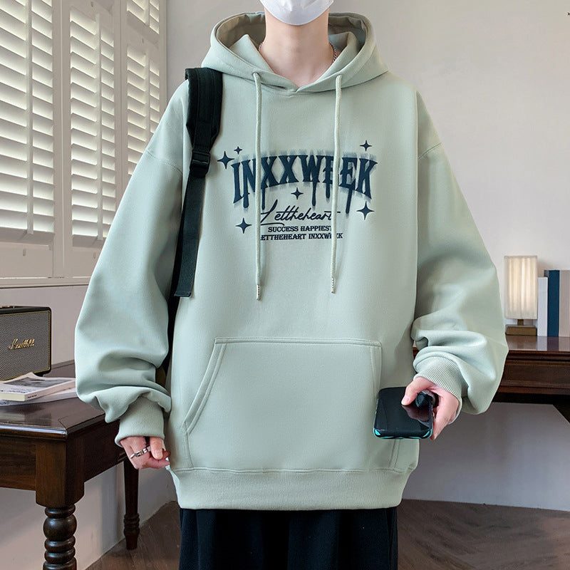 Unisex Bequemer Kapuzenpullover mit modernem Grafikdruck Echoarchiv