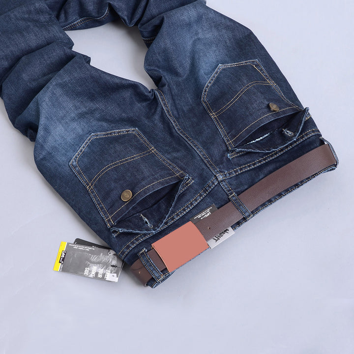 Herren Slim-Fit Jeans mit elastischem Bund und hohem Tragekomfort Echoarchiv
