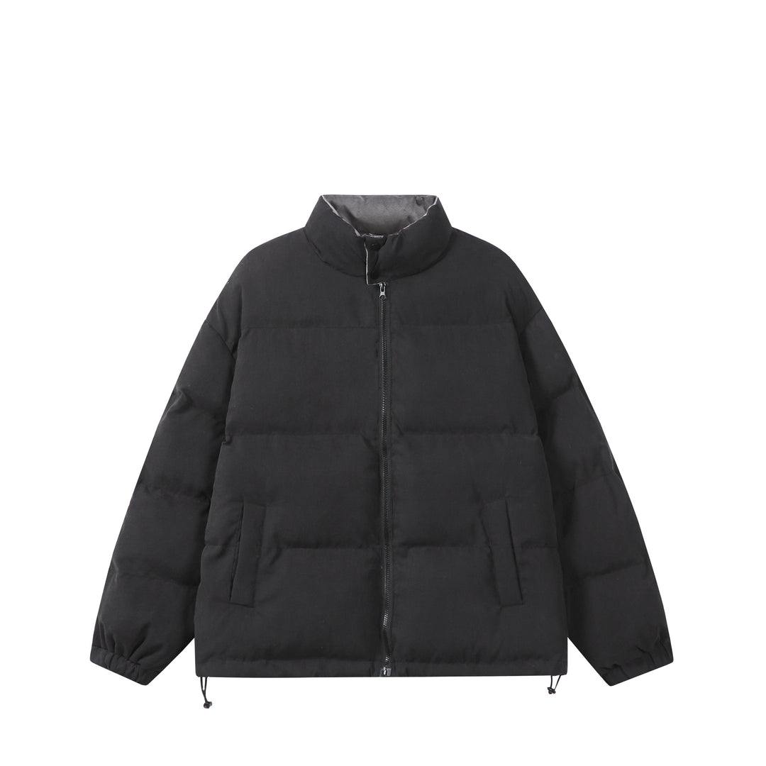 Damen Wattierte Boxy-Steppjacke mit hohem Stehkragen Echoarchiv