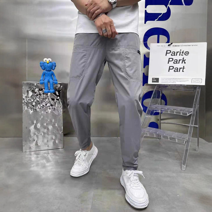 Herren nan sportive Cargojoggerhose mit elastischem Bund, Kordelzug und konischem Beinabschluss Echo Archiv