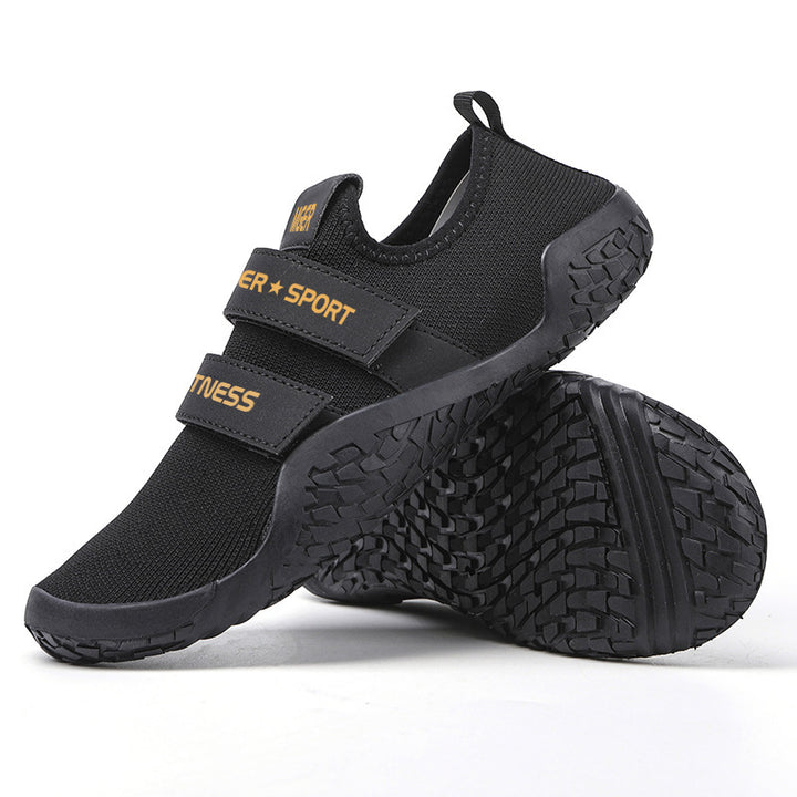 Damen nan atmungsaktive Klett-Sneaker mit flexibler rutschfester Gummisohle Echo Archiv
