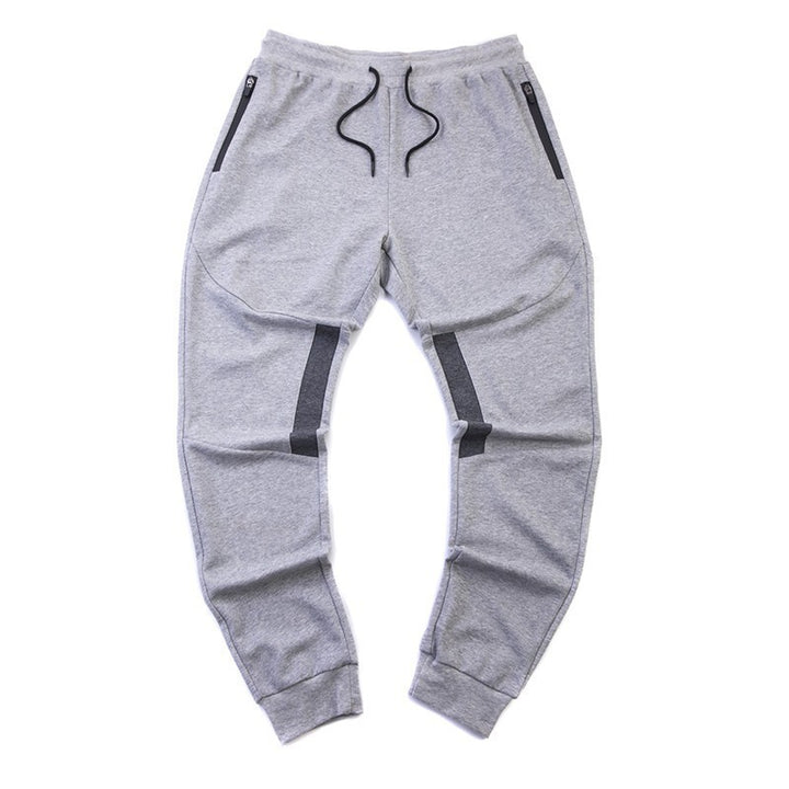 Herren Fitness-Jogginghose mit seitlichen Reißverschlusstaschen und elastischem Bund Echoarchiv