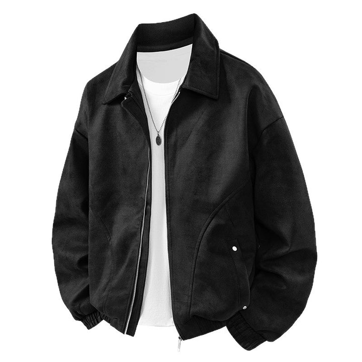Herren lässige Wildlederjacke Echoarchiv