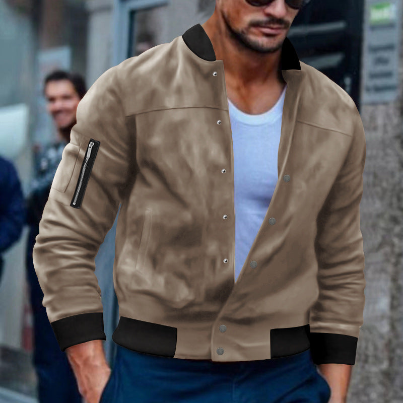 Herren modische Bomberjacke mit funktionalen Taschen und stylischem Design Echoarchiv