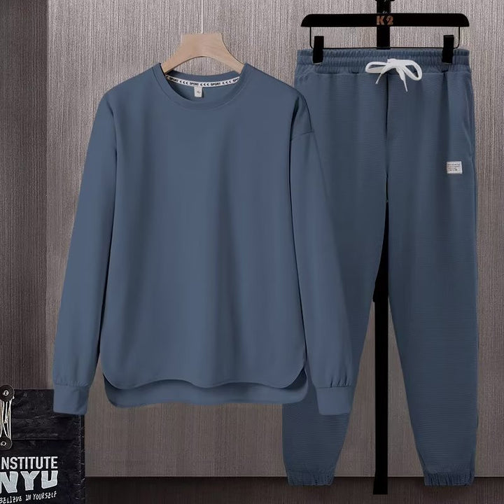 Damen komfortables Sweatshirt und lässige Jogginghose Set Echoarchiv