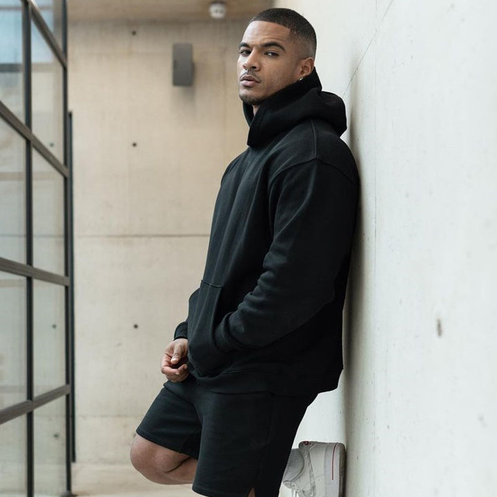 Herren weicher Kapuzenpullover aus hochwertigem Baumwollmix Echoarchiv