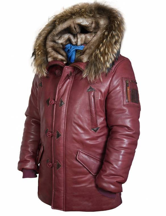 Herren Winterparka mit luxuriösem Kunstpelzkragen und wärmendem Futter Echoarchiv