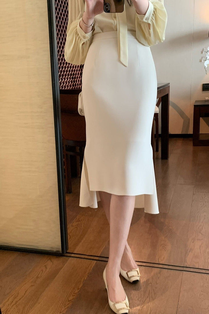 Damen Eleganter, schwingender Faltenrock Echoarchiv