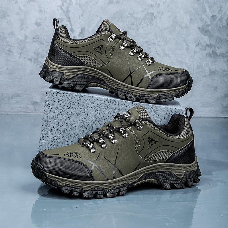 Herren nan robuste wasserabweisende Trekking-Schuhe mit profilierter Gummisohle Echo Archiv