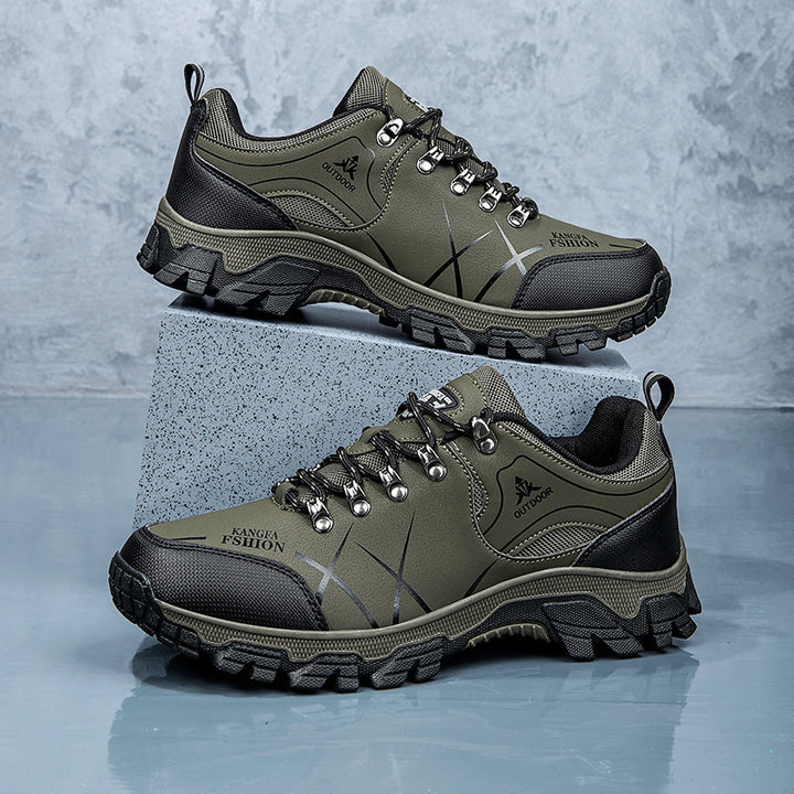 Herren nan robuste wasserabweisende Trekking-Schuhe mit profilierter Gummisohle Echo Archiv