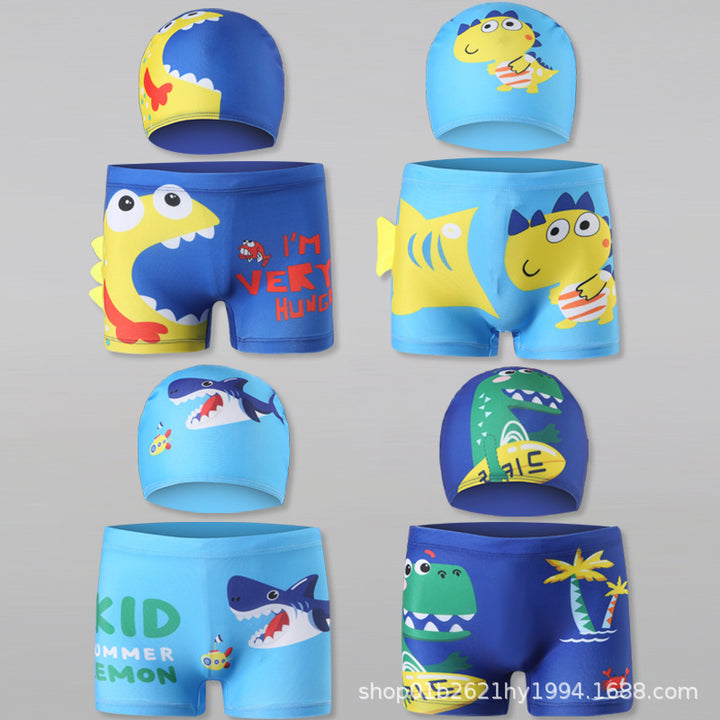 Jungen Schwimmset mit fröhlichem Dinosaurier-Motiv Echo Archiv