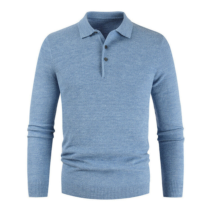 Herren langärmliges Poloshirt Echoarchiv
