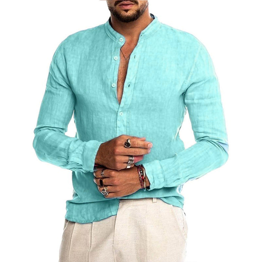 Herren Leichtes Leinenhemd Echoarchiv