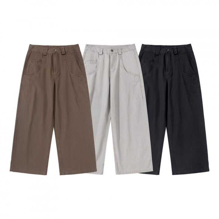 Damen Weite Highwaist-Culottehose mit Utility-Taschen und legerer Cropped-Silhouette Echo Archiv