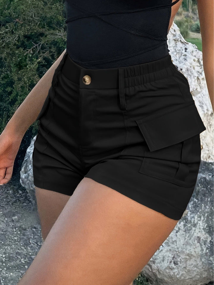 Damen Cargo-Shorts mit elastischem Bund und praktischen Seitentaschen Echo Archiv