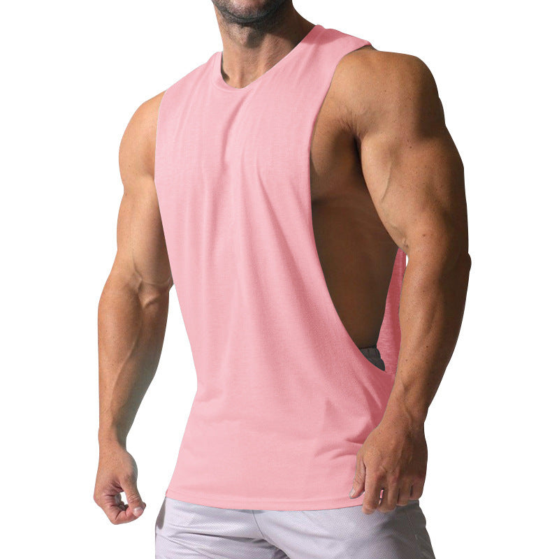 Herren Ärmelloses Sportshirt mit tiefem Rückenausschnitt und atmungsaktivem Material Echoarchiv