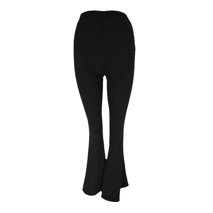 Damen flared Fitnesshose mit hochgezogenem Bund und bequemer Passform Echo Archiv